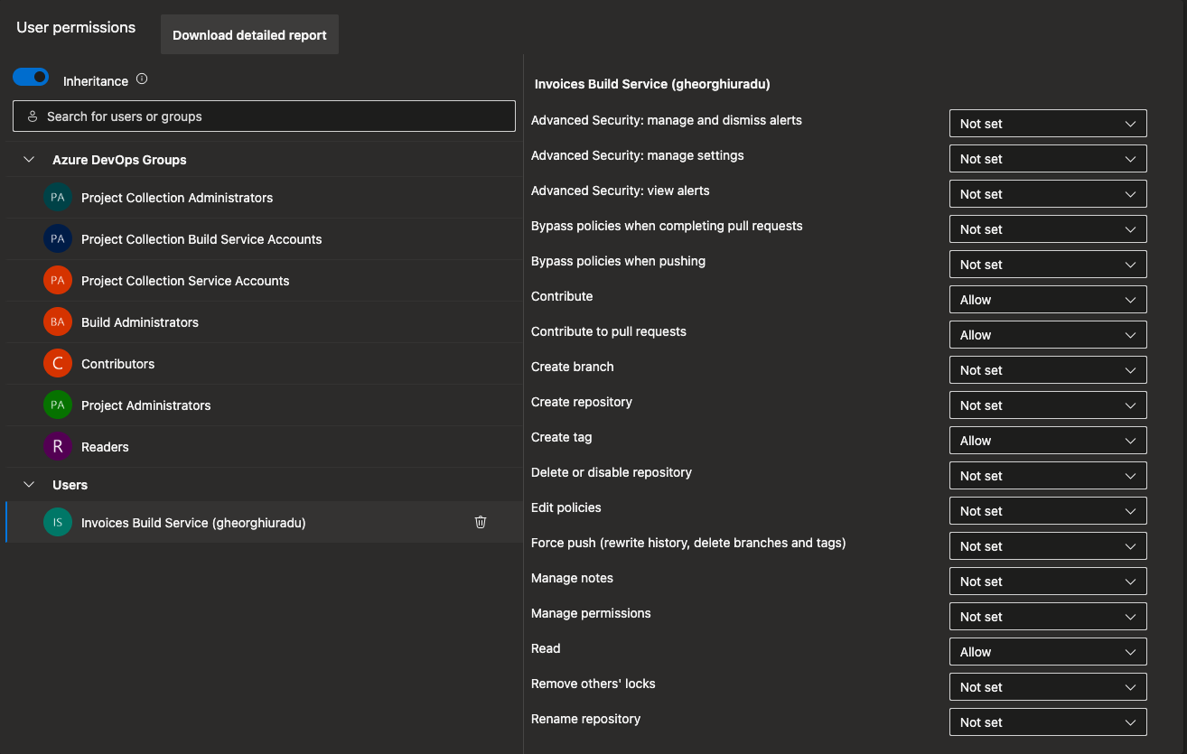 Repository Permissions